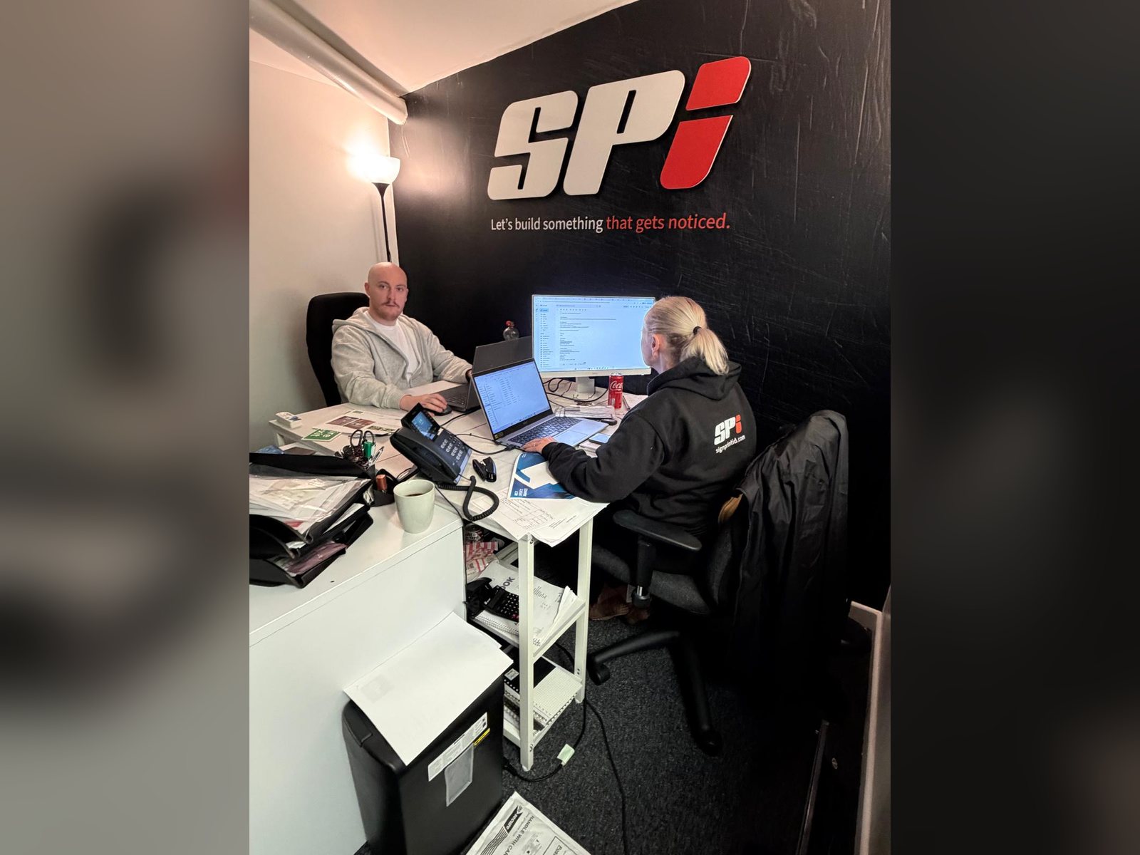 SPI design and project team in the Bolton office