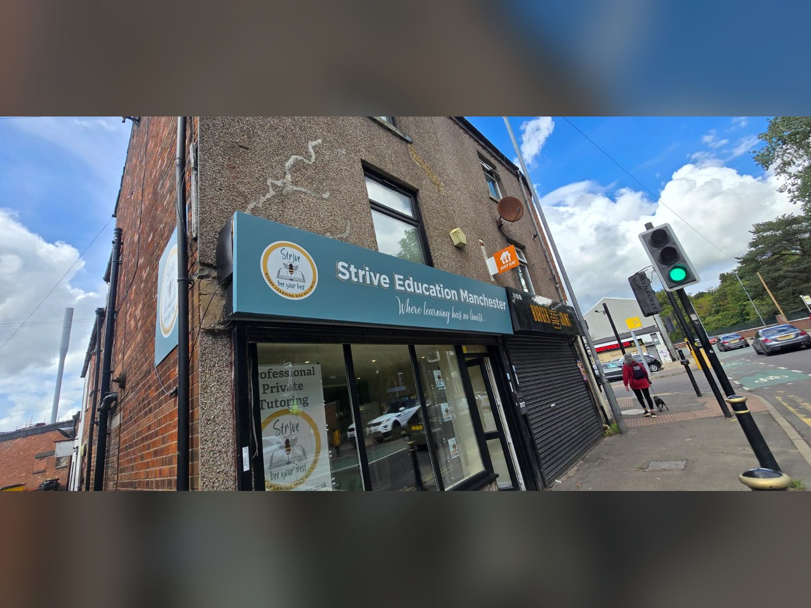 Fascia sign on an education centre